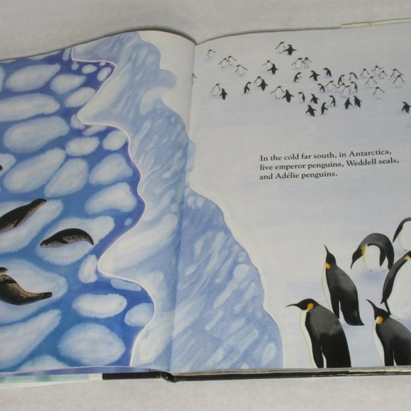 Antarctica by Helen Cowcher Still Has Dustjacket Protection (1990, Hardcover) - Picture 8 of 9